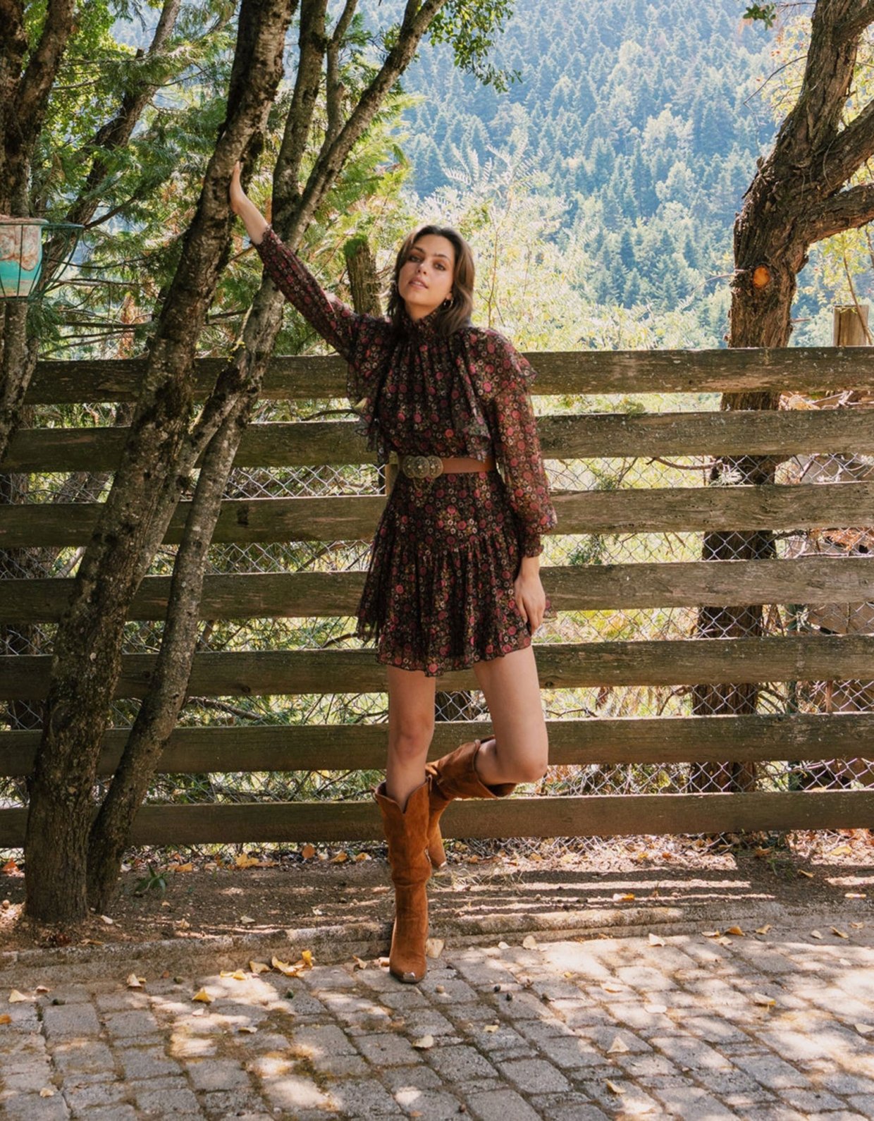 Abstracto Kitty mini dress