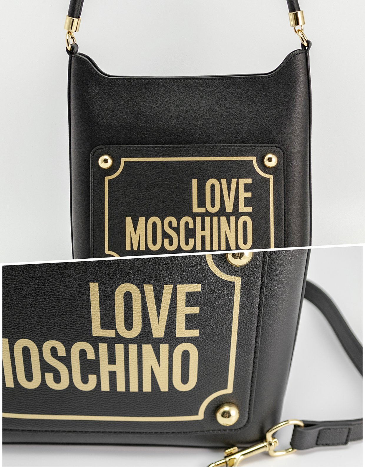 Love Moschino Front logo bag black