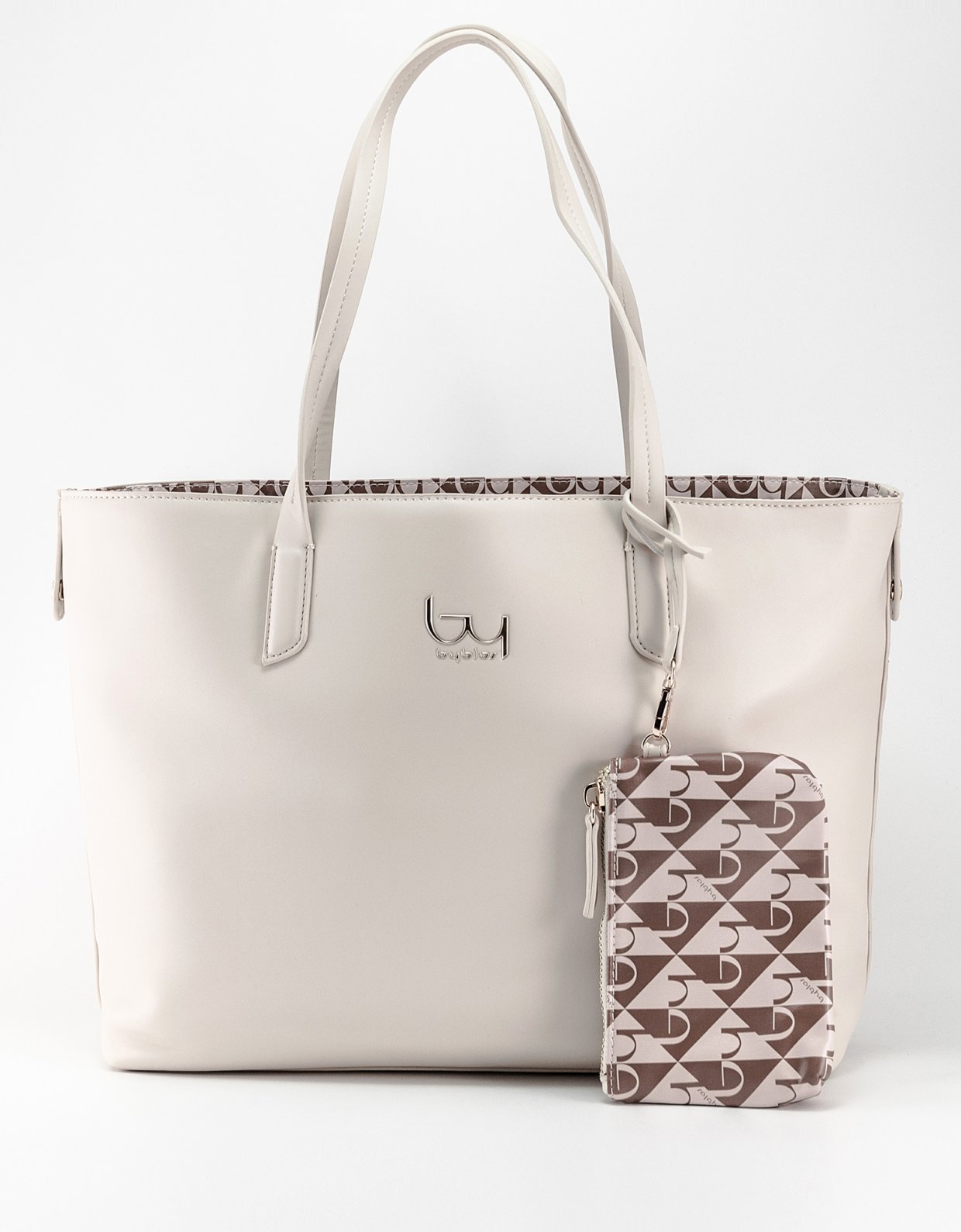 By Byblos Agata shopping bag ivory