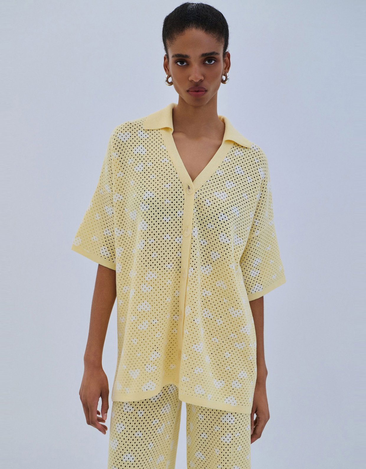 Combos Knitwear Cardigan hearts banana