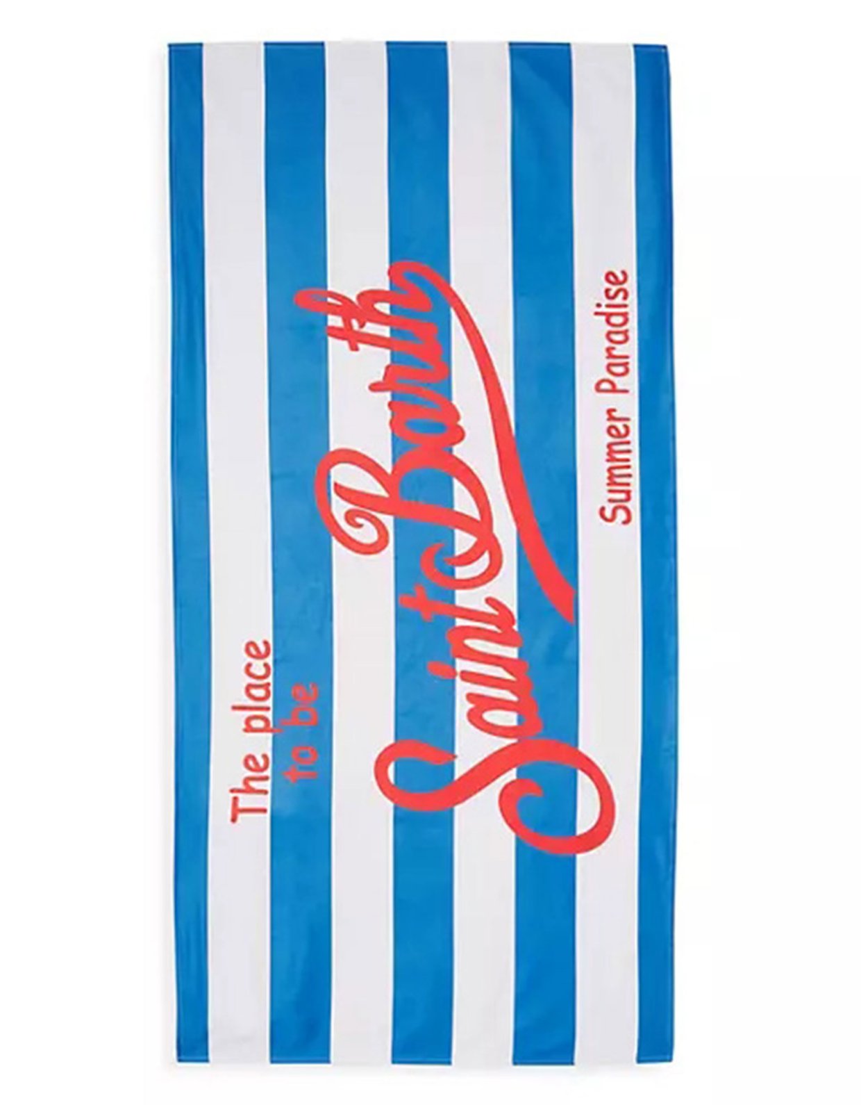 MC2 Saint Barth Terry beach towel stripped blue red