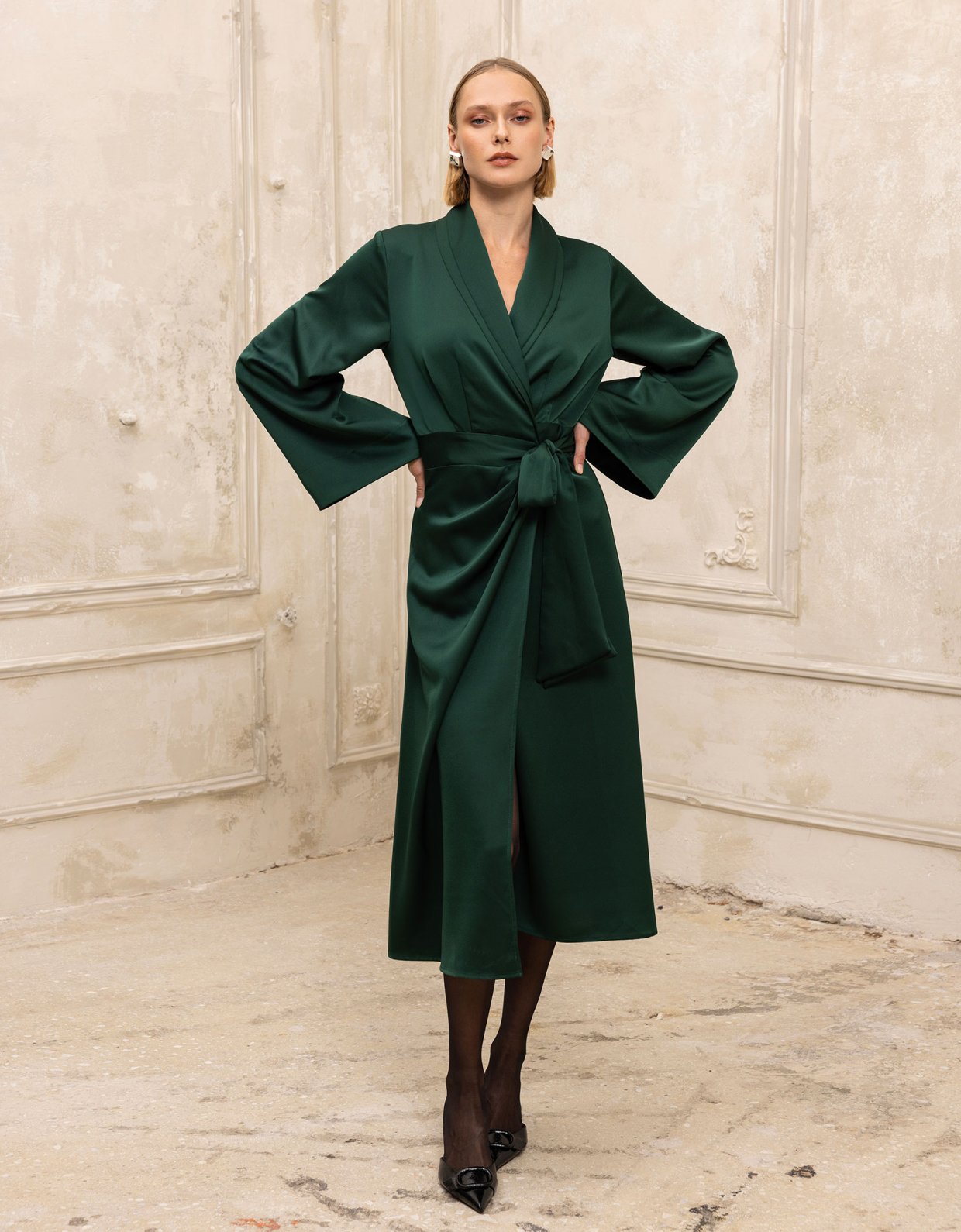 Ciel Concept Lorenne dress green