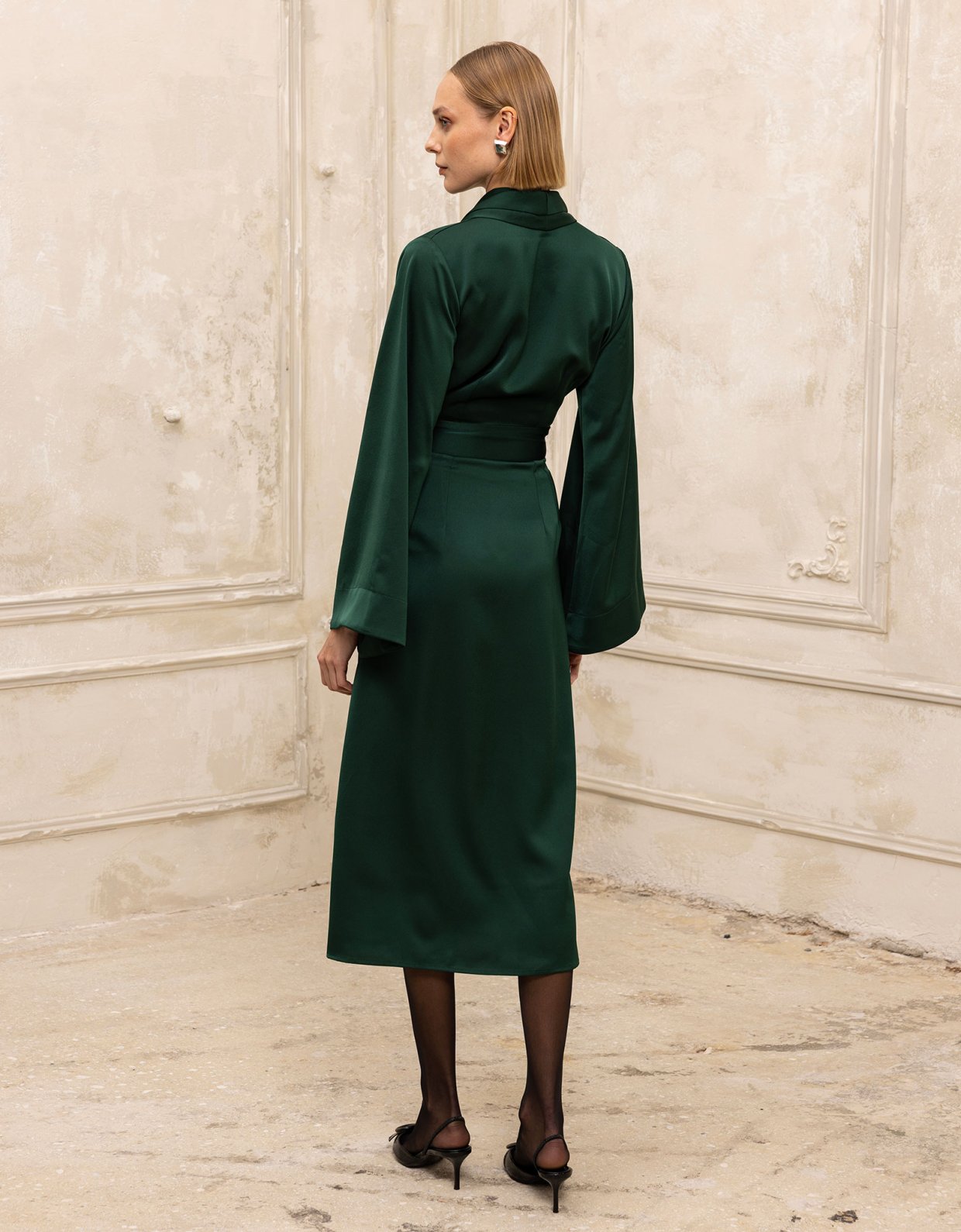 Ciel Concept Lorenne dress green