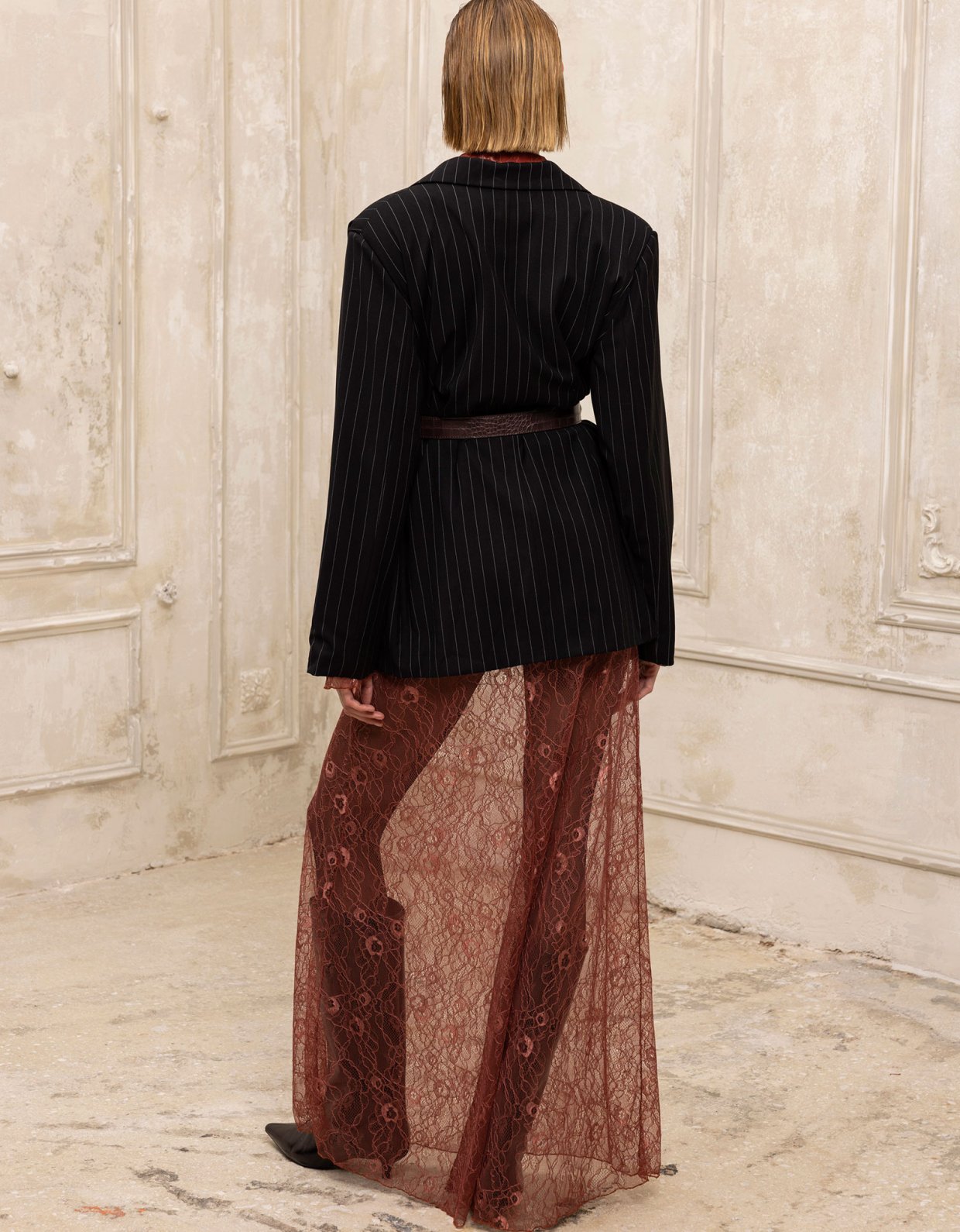 Ciel Concept Manon lace skirt caramel