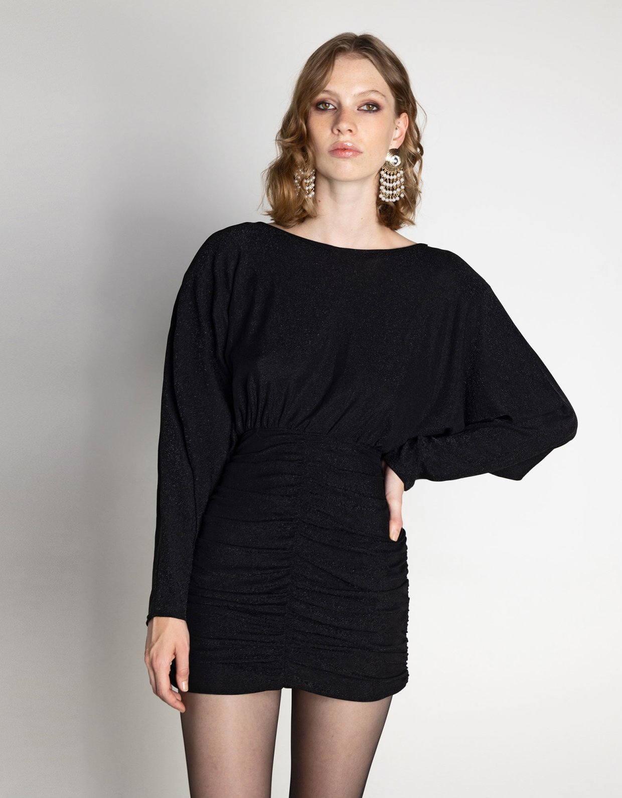 Mallory the label Moto dress black