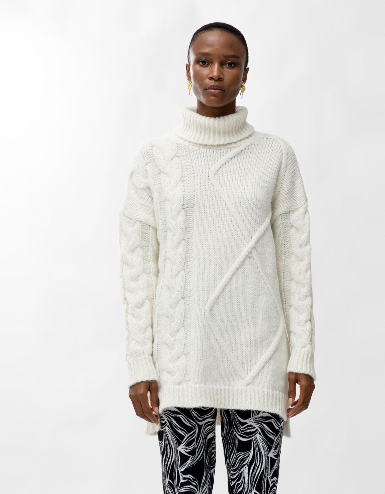 Mallory the label Anisha white knit dress