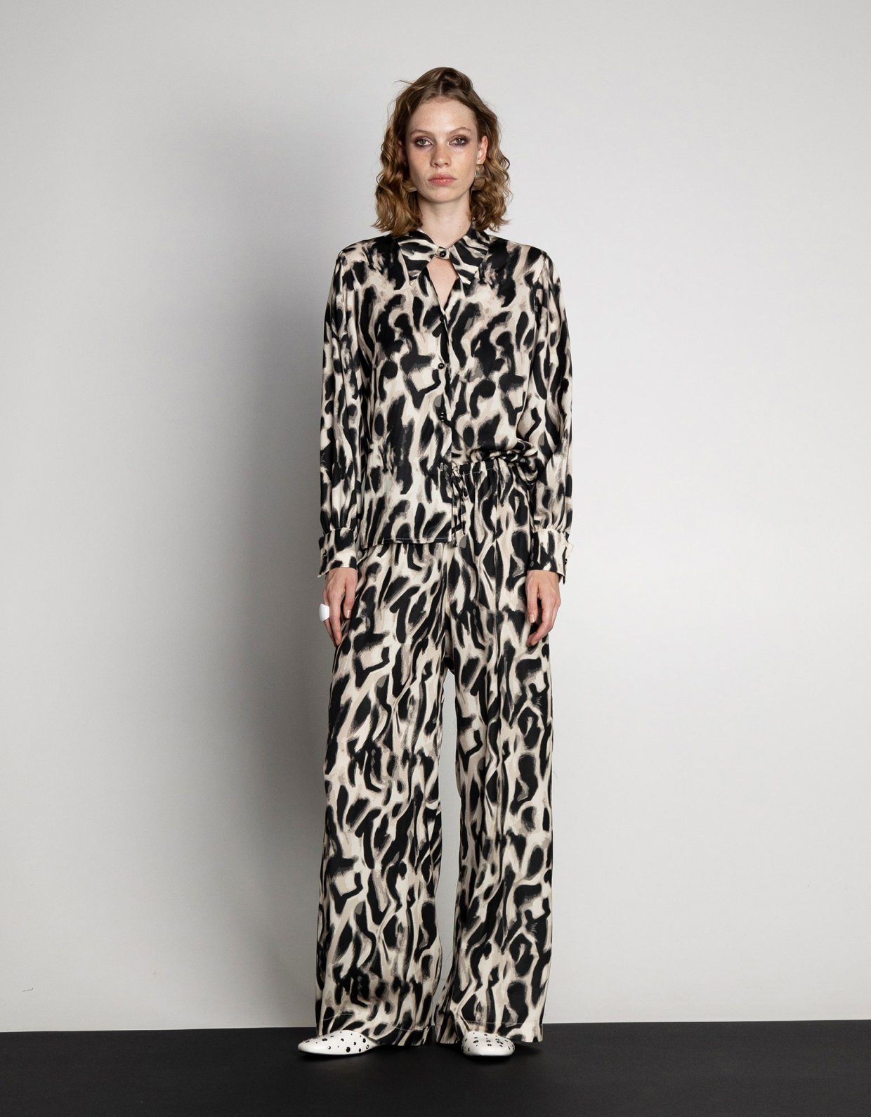 Mallory the label Camon animal print pants