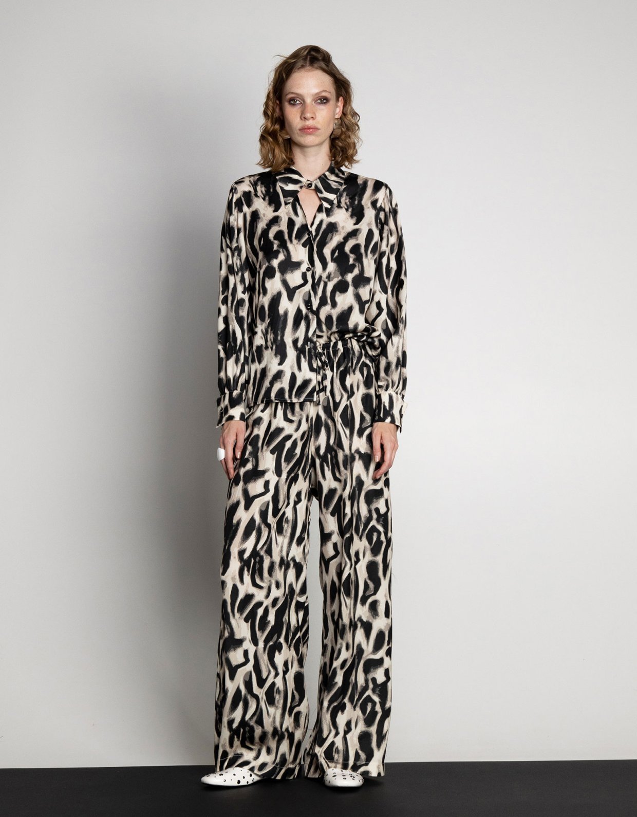 Mallory the label Camon animal print pants