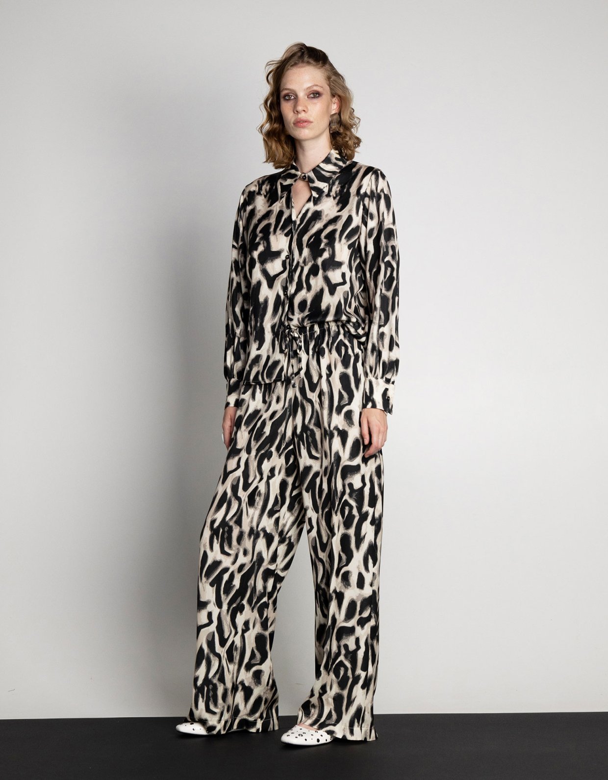 Mallory the label Camon animal print pants