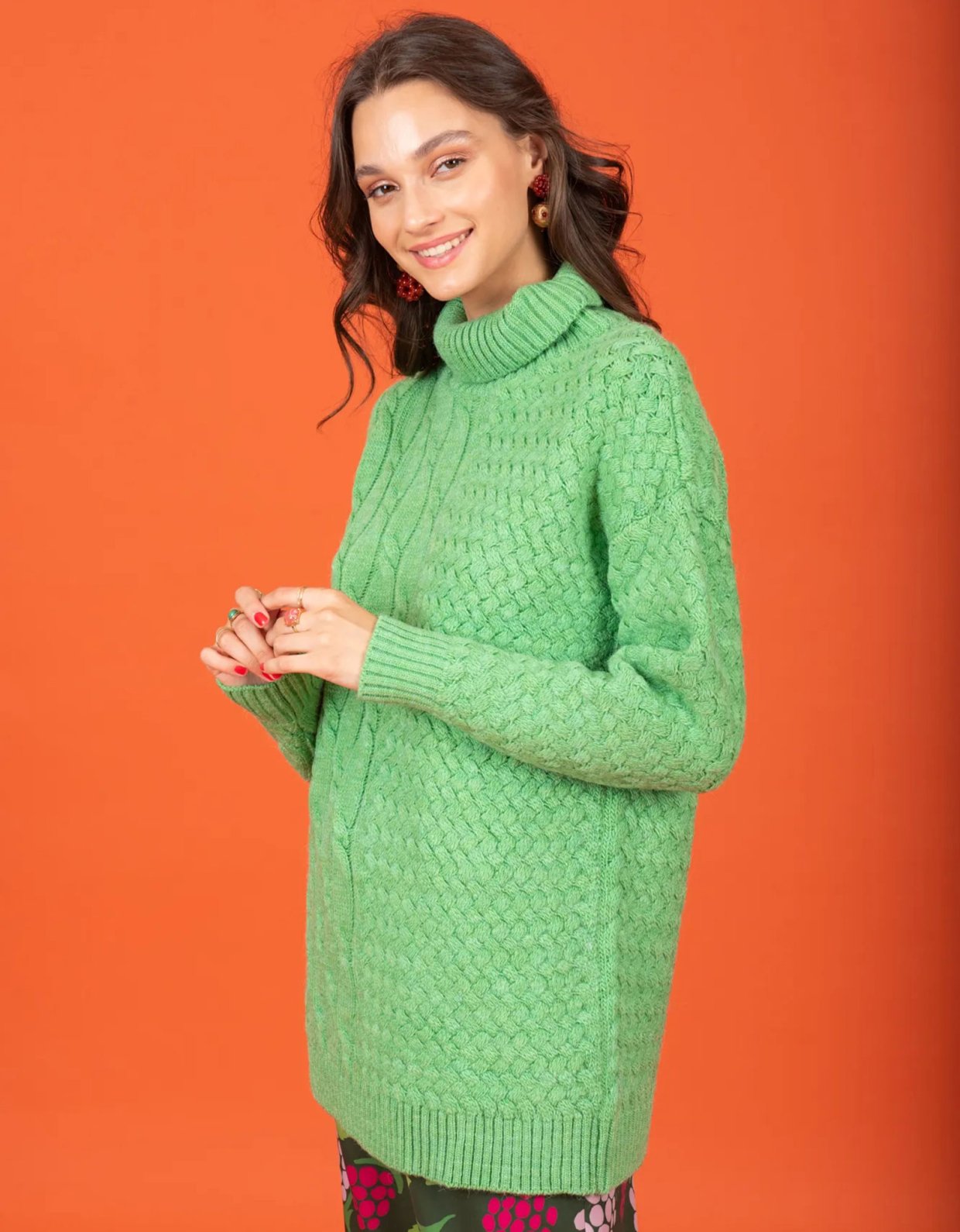 Chaton Chandler knit sweater green