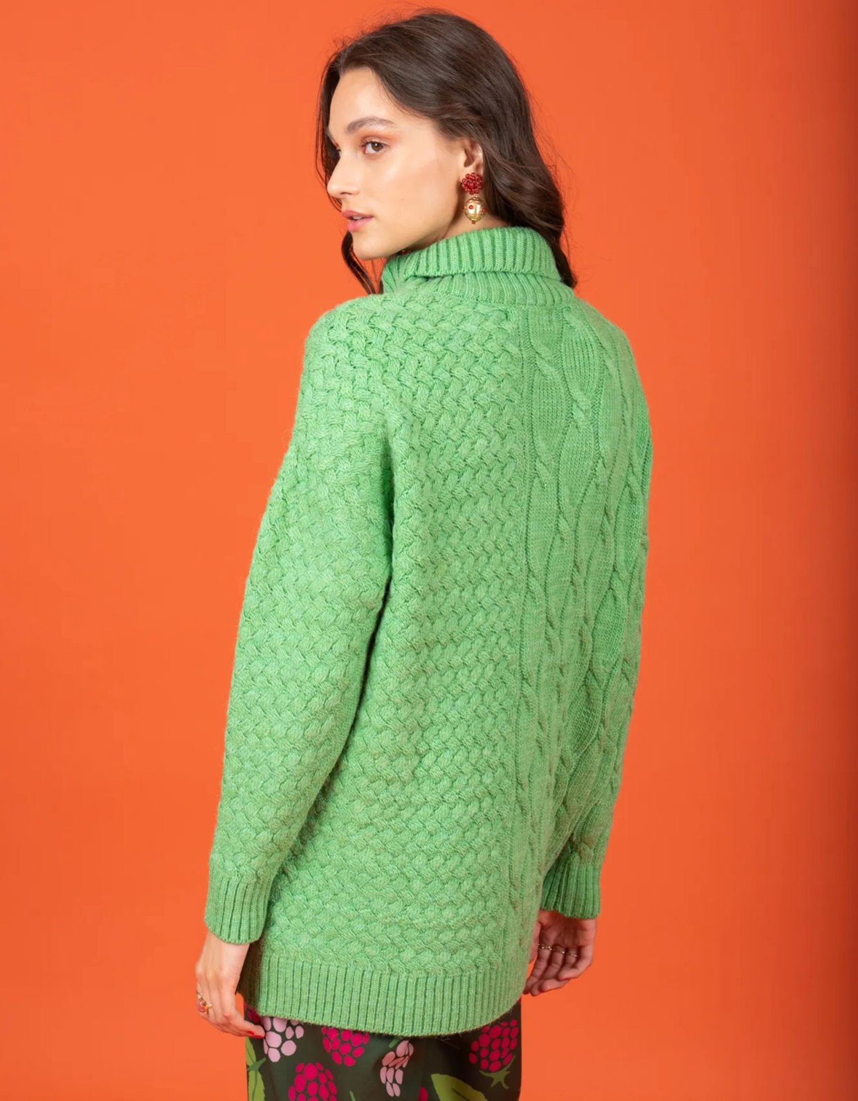 Chaton Chandler knit sweater green