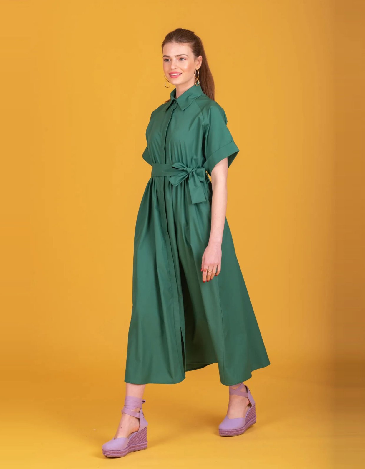 Chaton Joe dress green