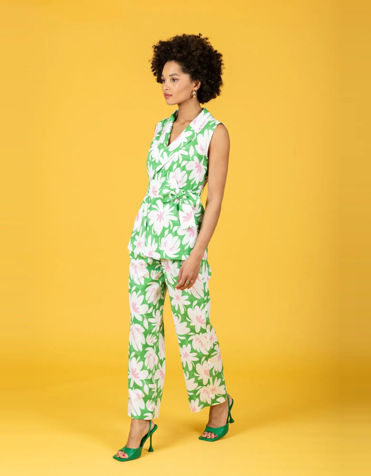 Chaton Iris pants green