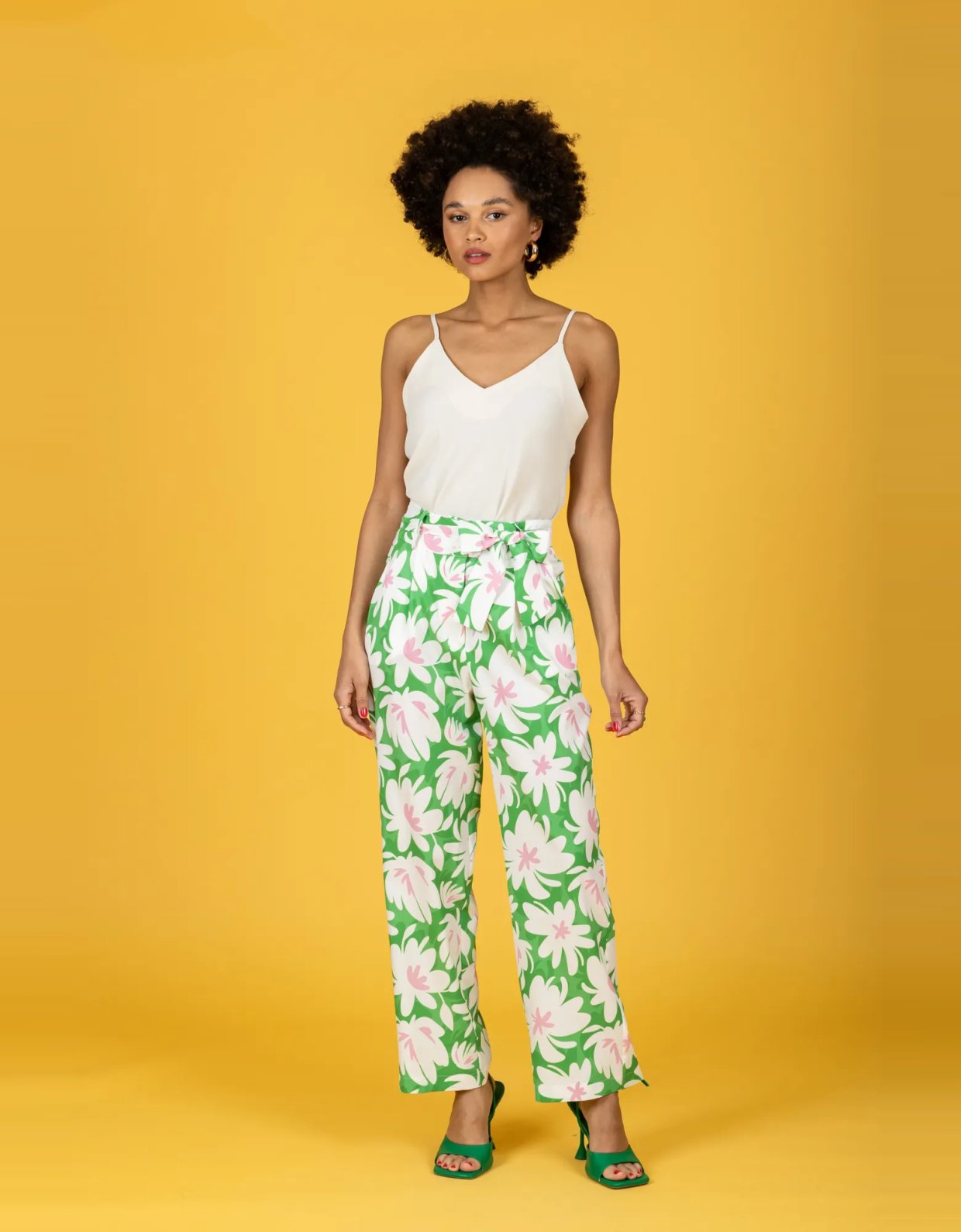 Chaton Iris pants green