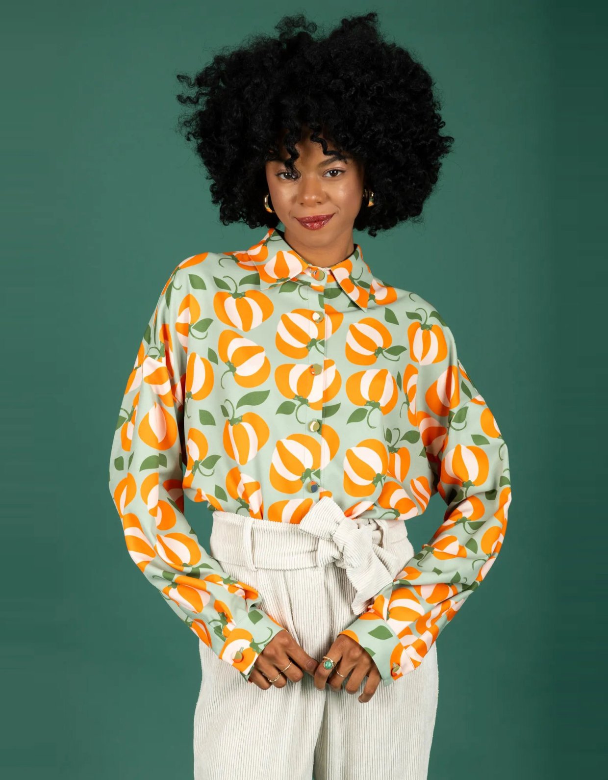 Chaton Pumpkin oversize shirt