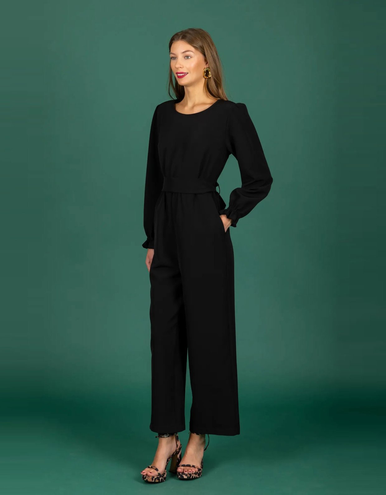 Chaton Derek jumpsuit jet black