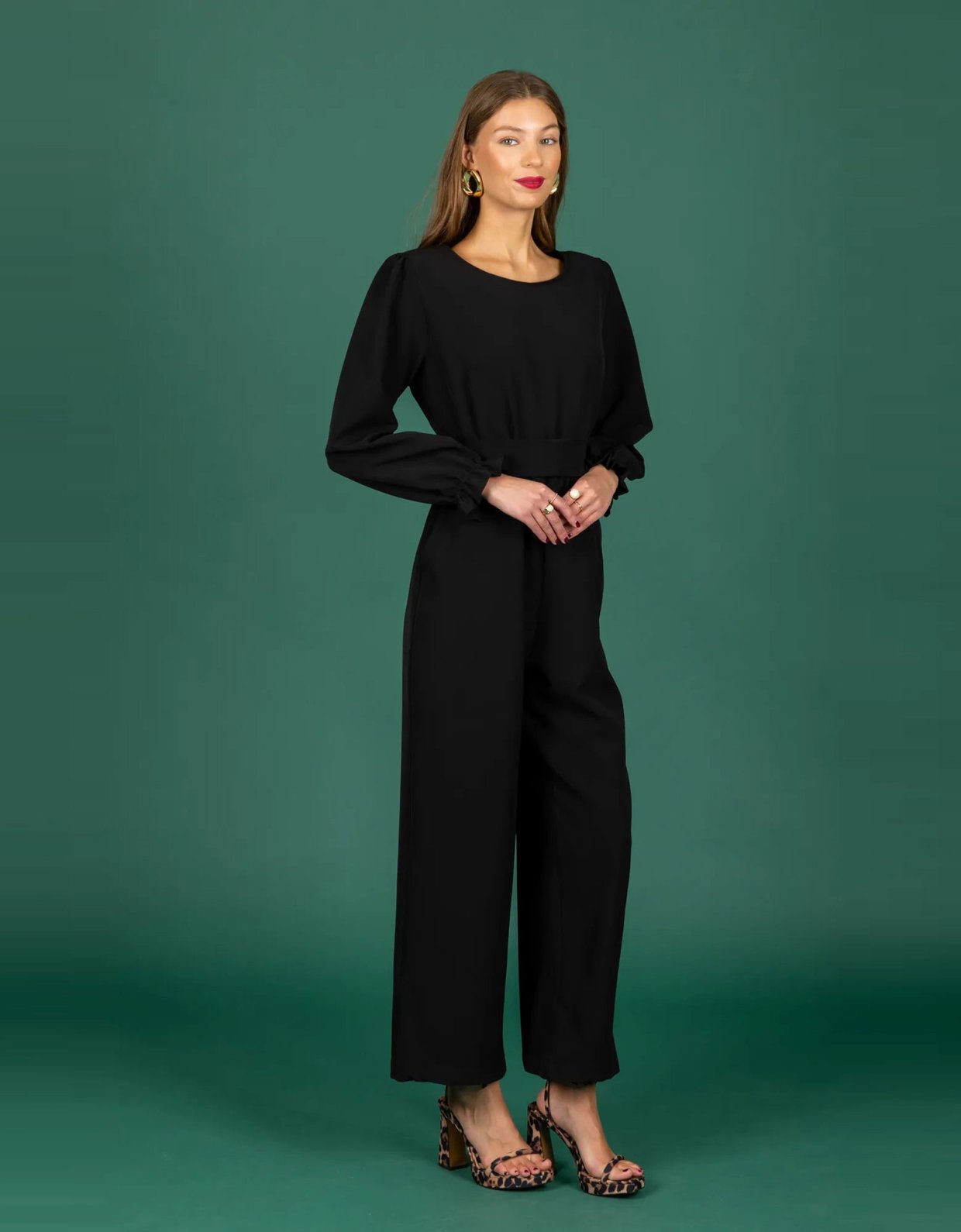 Chaton Derek jumpsuit jet black