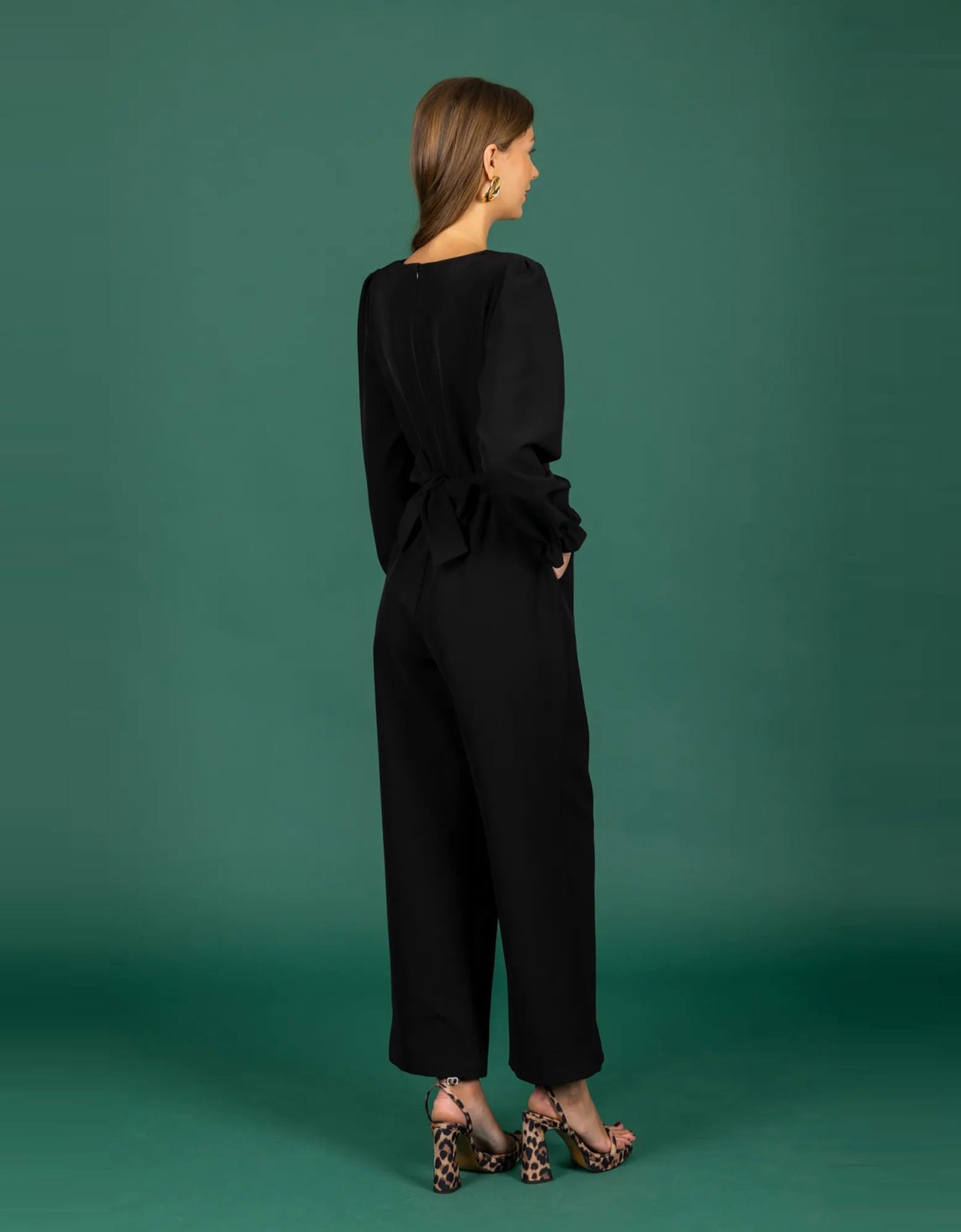 Chaton Derek jumpsuit jet black