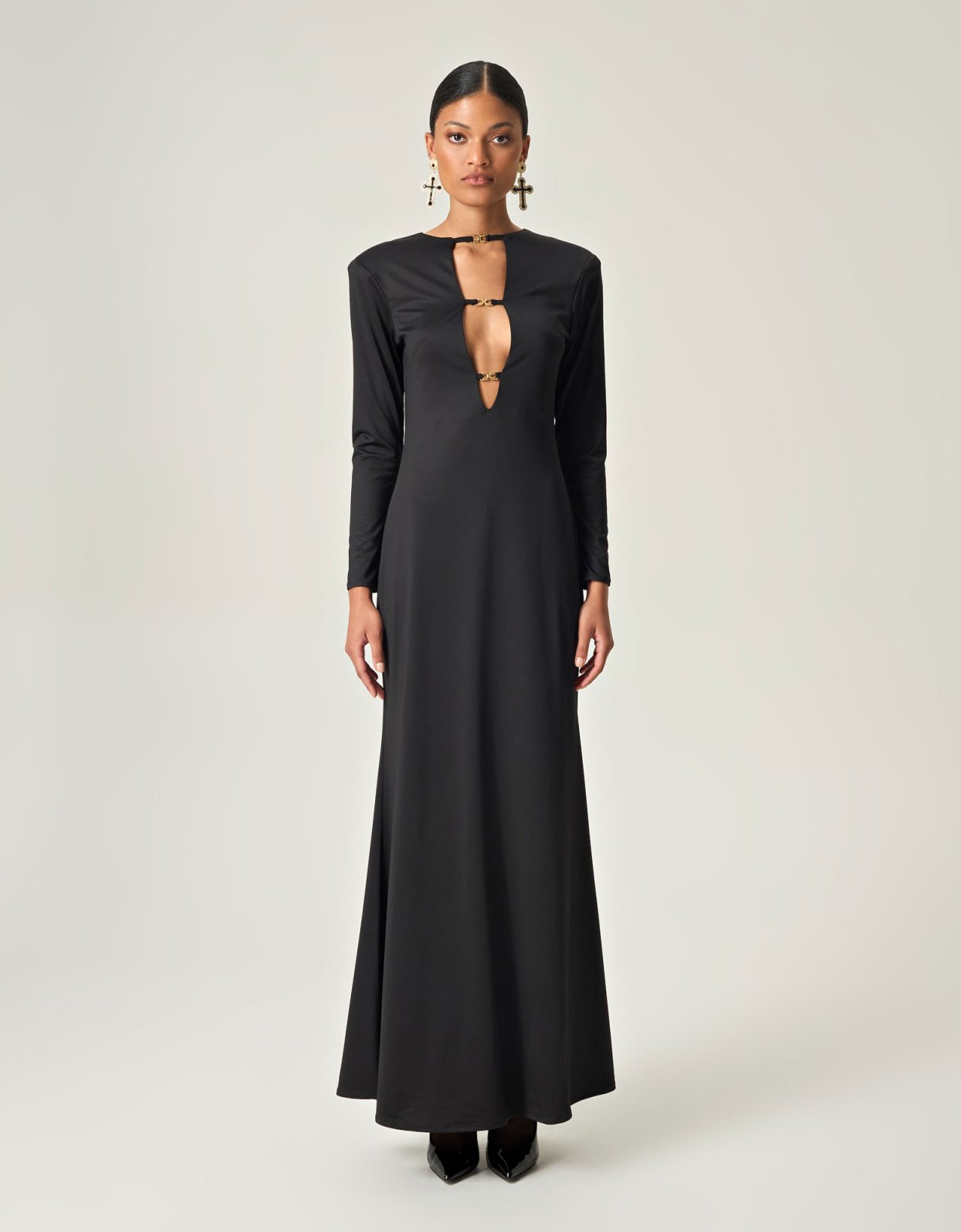 Eveleya Obsidian temptation maxi dress