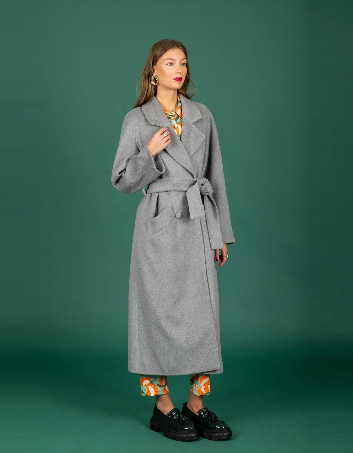 Chaton Matthew coat grey