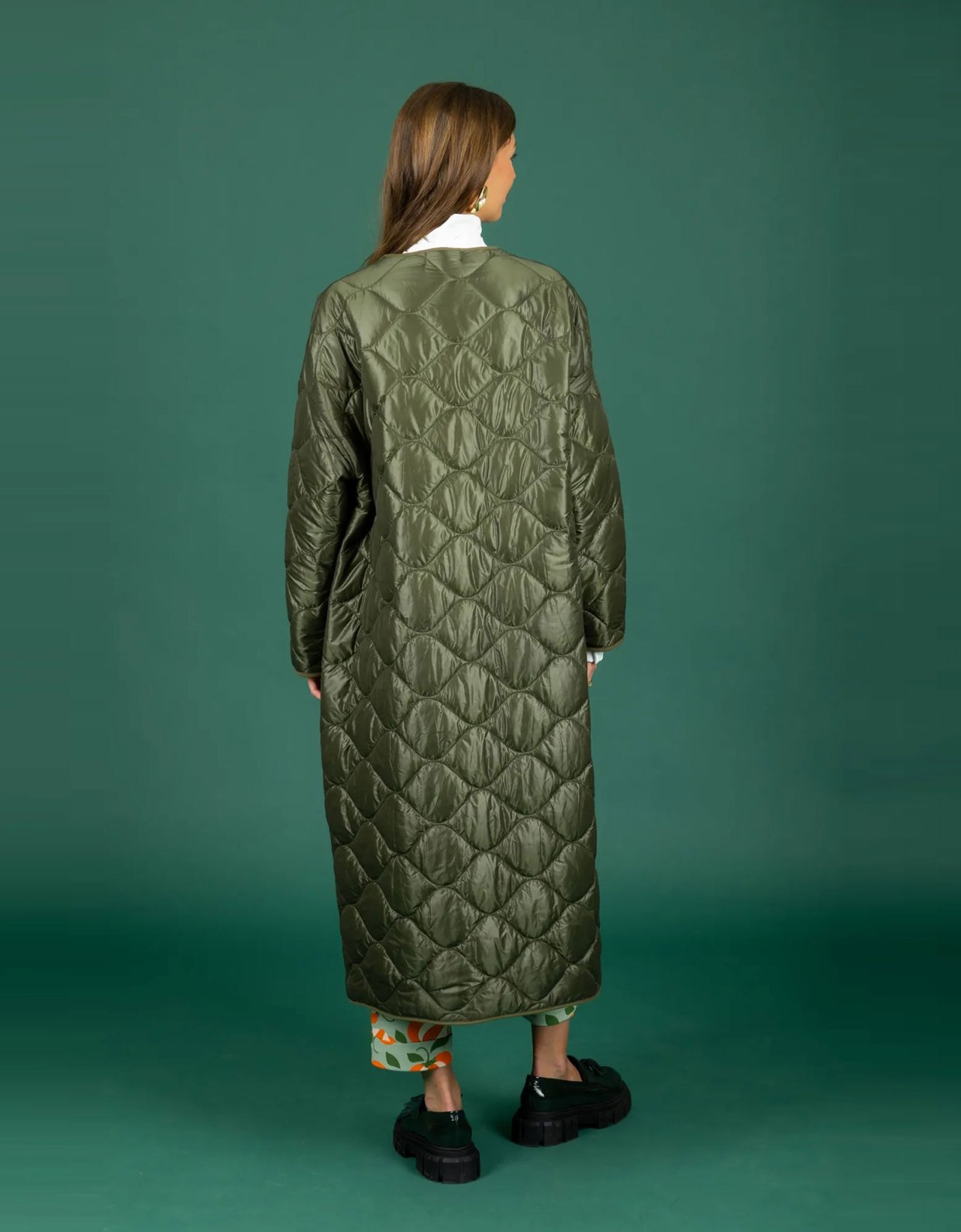 Chaton Puffer coat olive