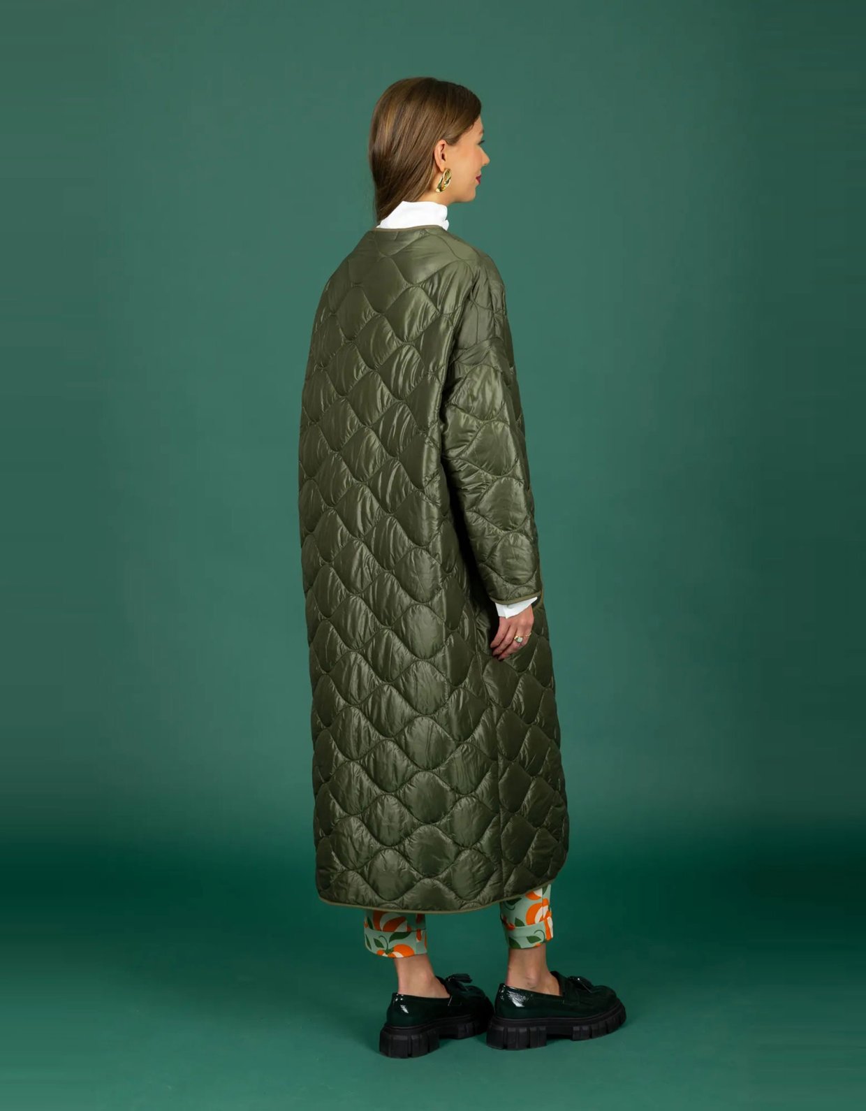 Chaton Puffer coat olive