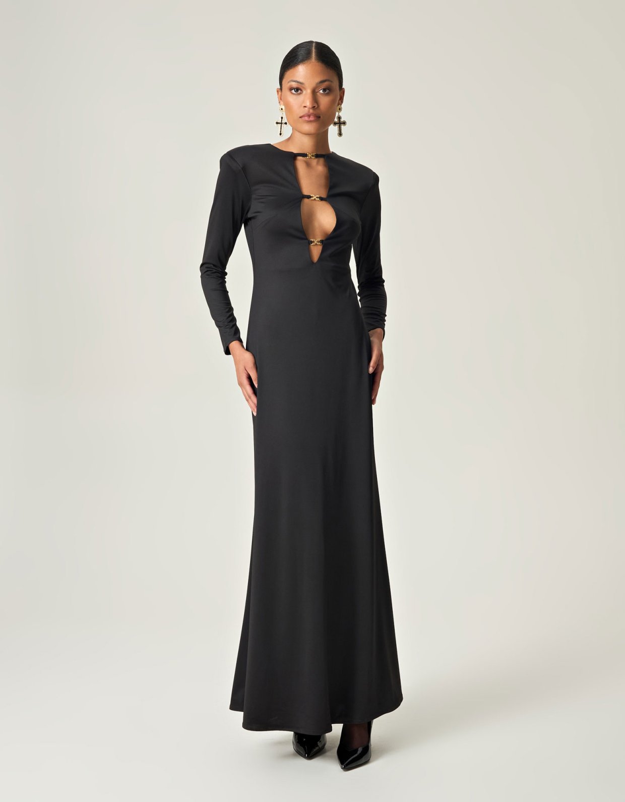 Eveleya Obsidian temptation maxi dress