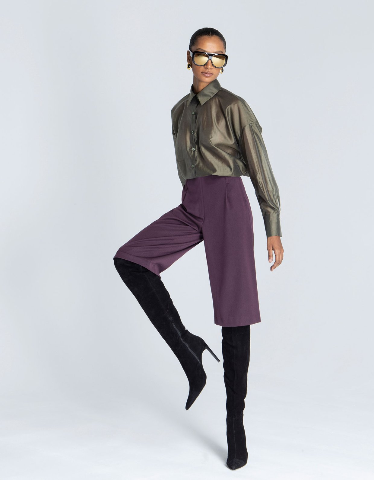 Foreveryoung Vesper shirt dark khaki