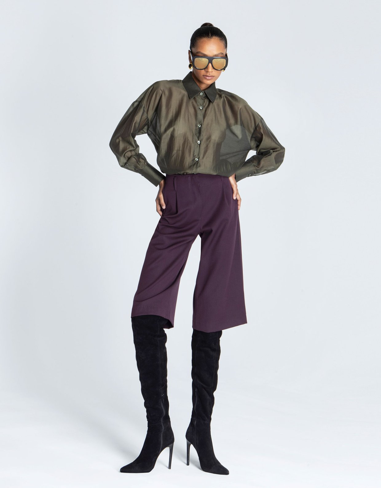 Foreveryoung Vesper shirt dark khaki