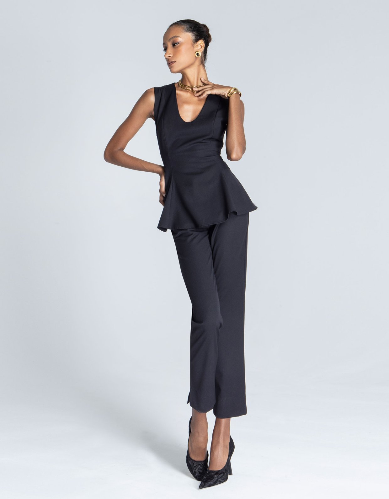 Foreveryoung Portia top black