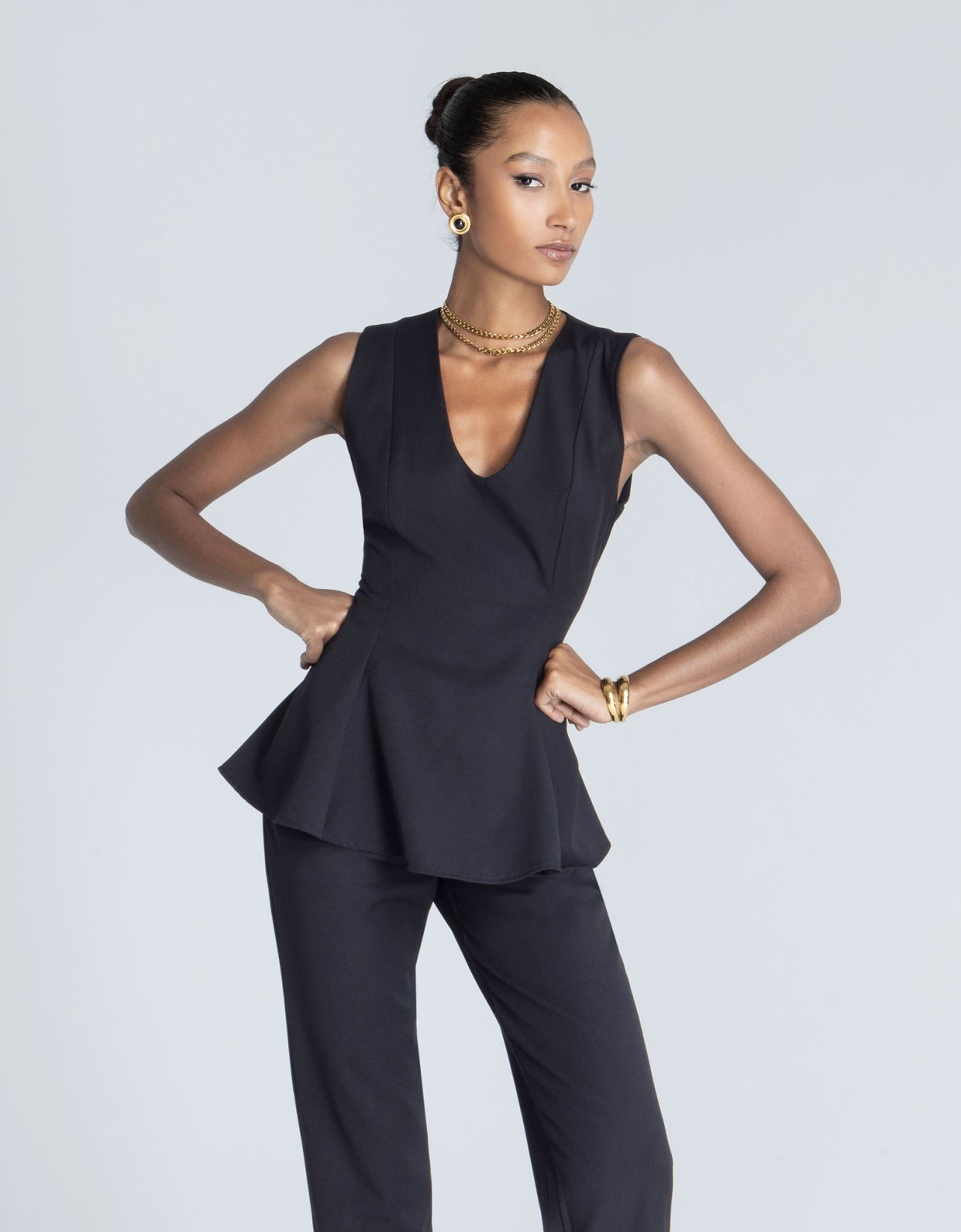 Foreveryoung Portia top black