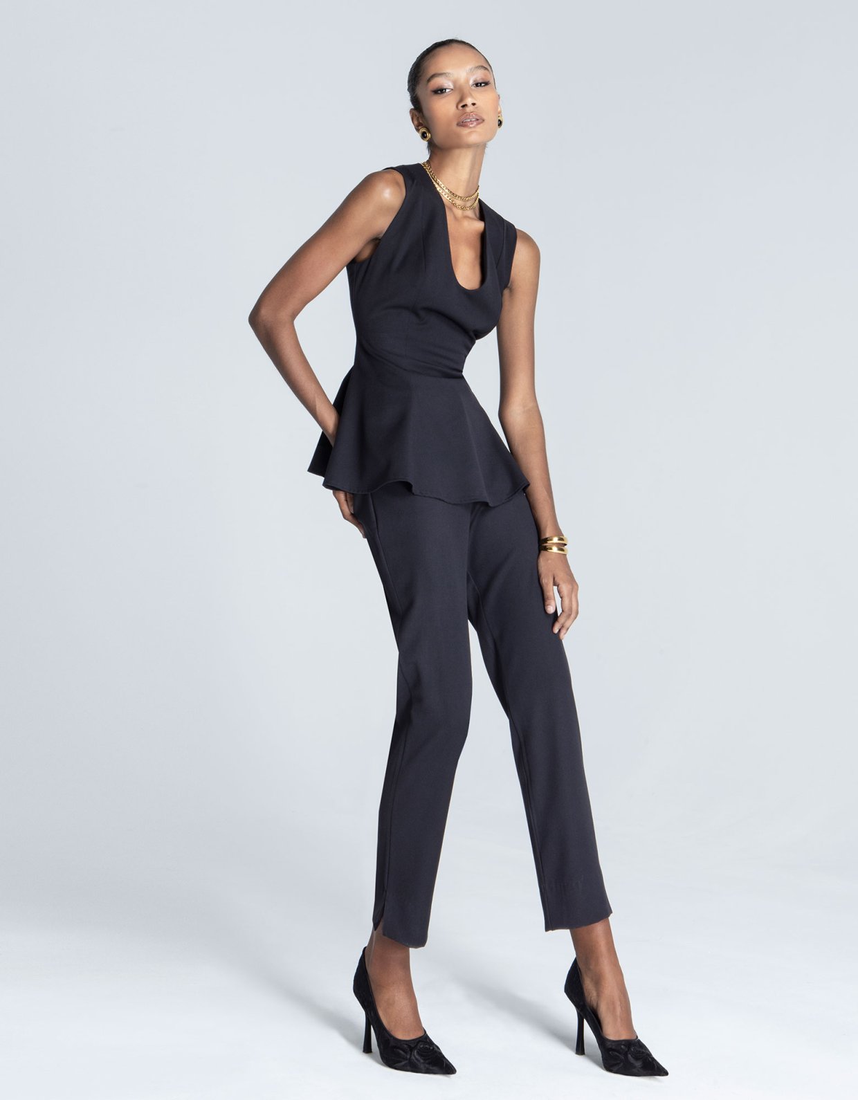 Foreveryoung Portia top black