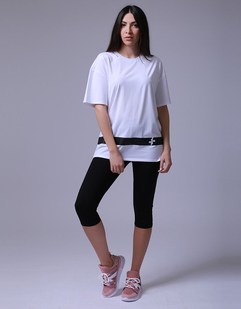 Kendall + Kylie KK 00016 White t-shirt