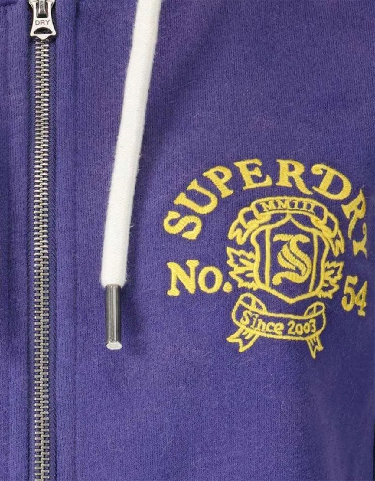 Superdry Vintage pride & craft zip hood frontier blue