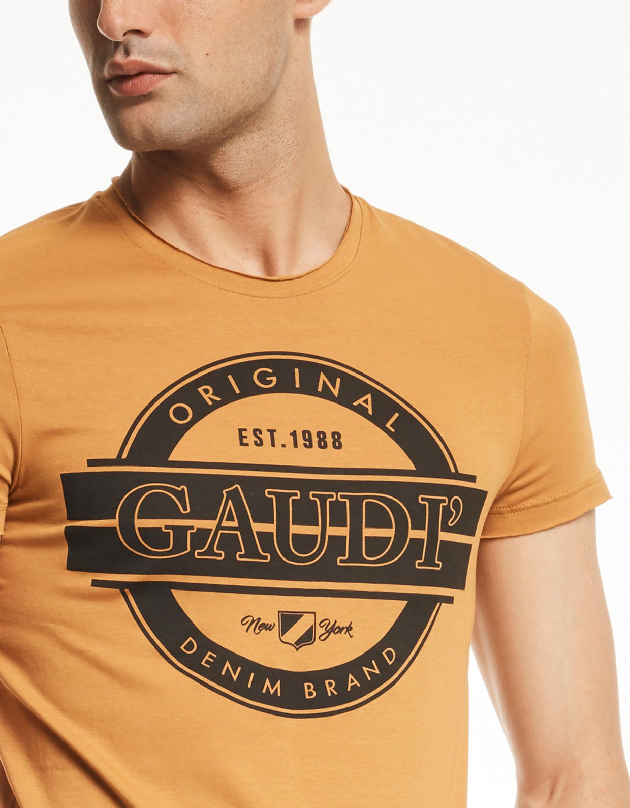 Gaudi Short sleeve t-shirt yellow