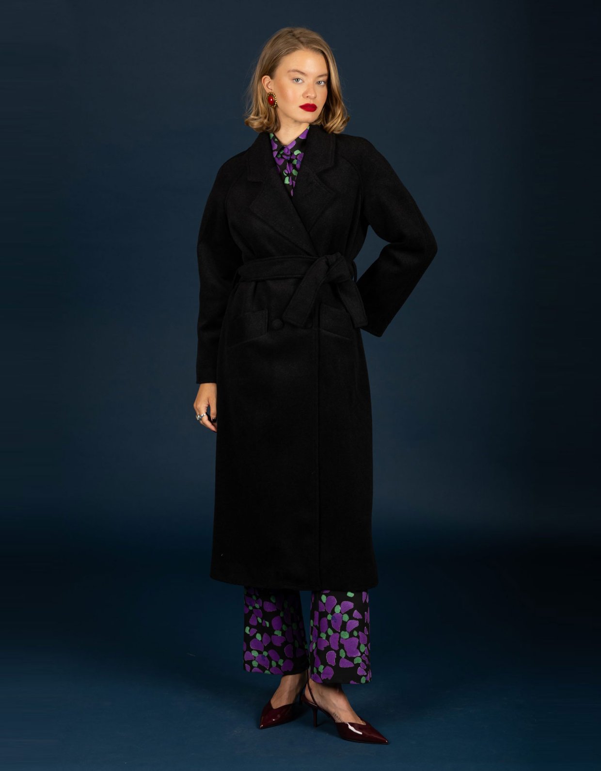 Chaton Stanley coat black