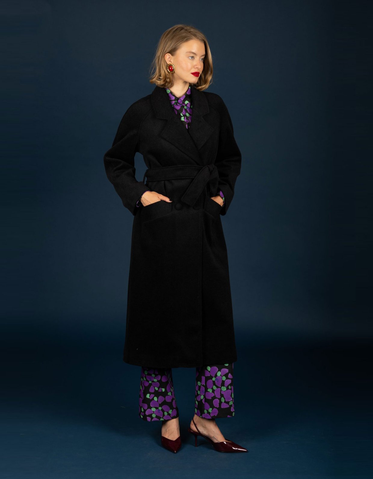 Chaton Stanley coat black