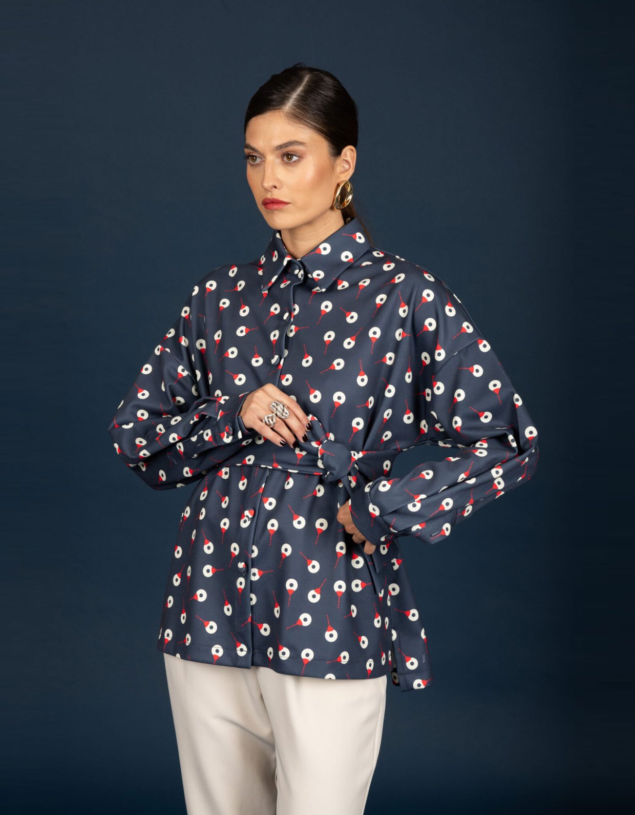 Chaton Barley oversize shirt