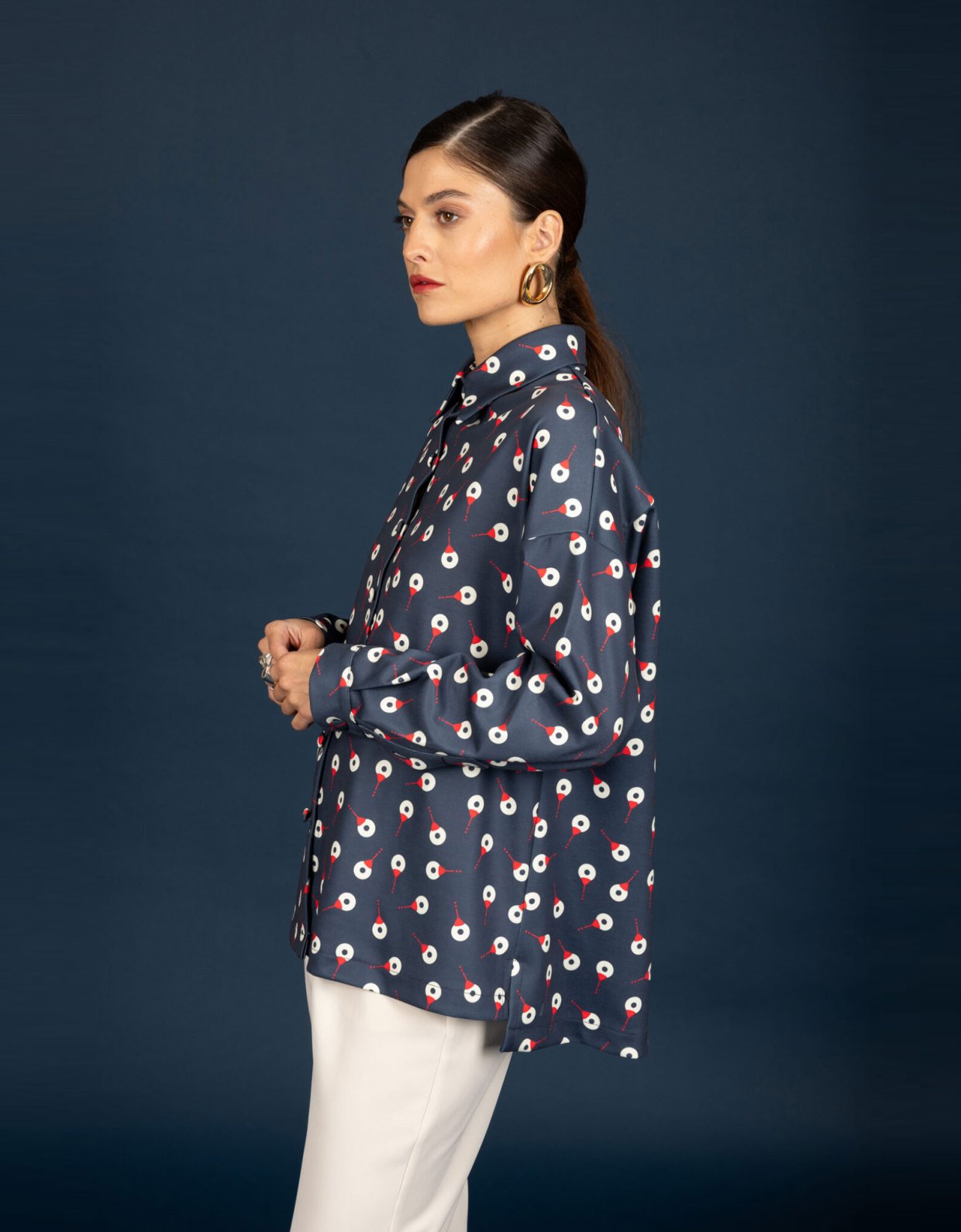 Chaton Barley oversize shirt