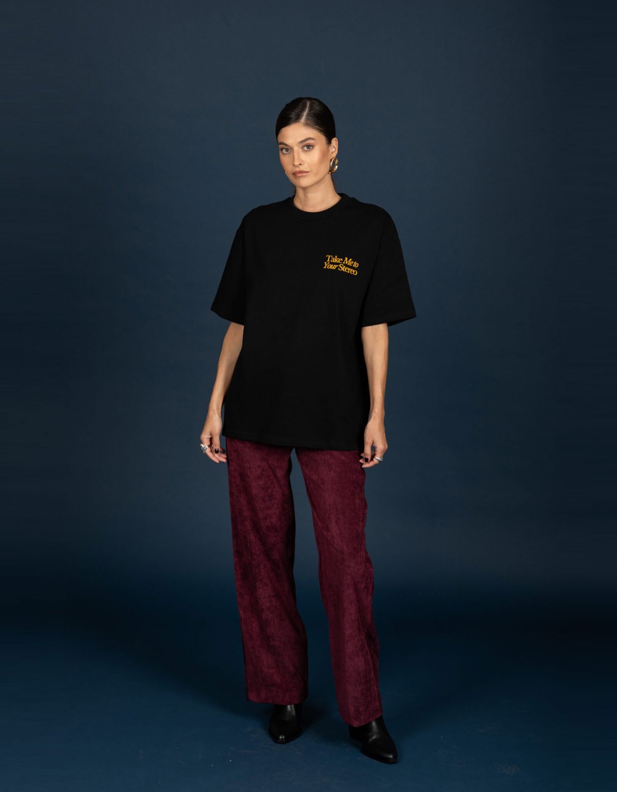 Chaton Gwen pants aubergine