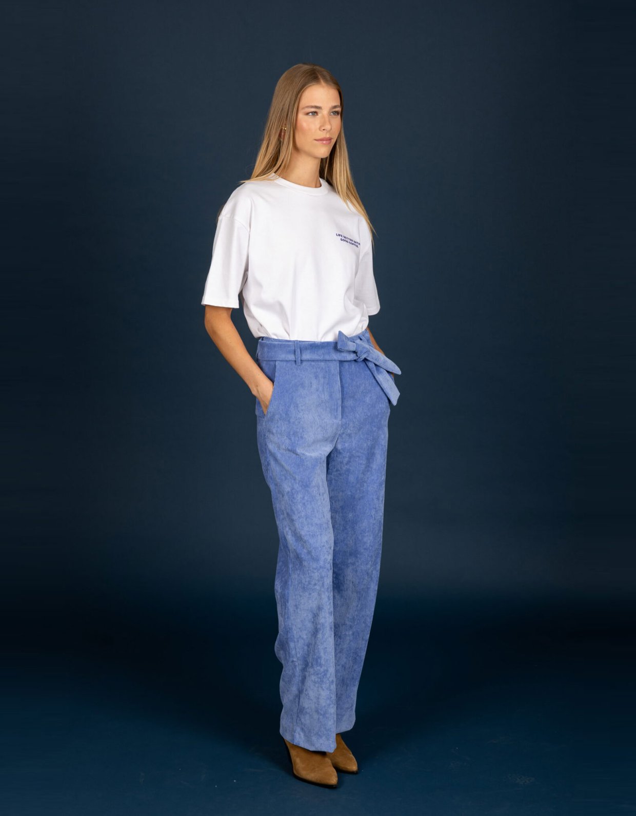 Chaton Gwen pants dark ciel