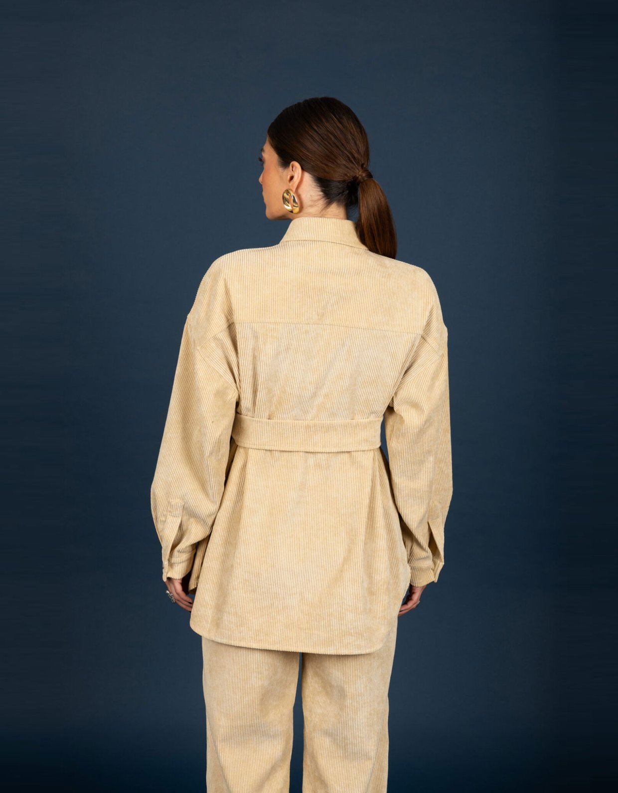 Chaton Gwen oversize shirt butter