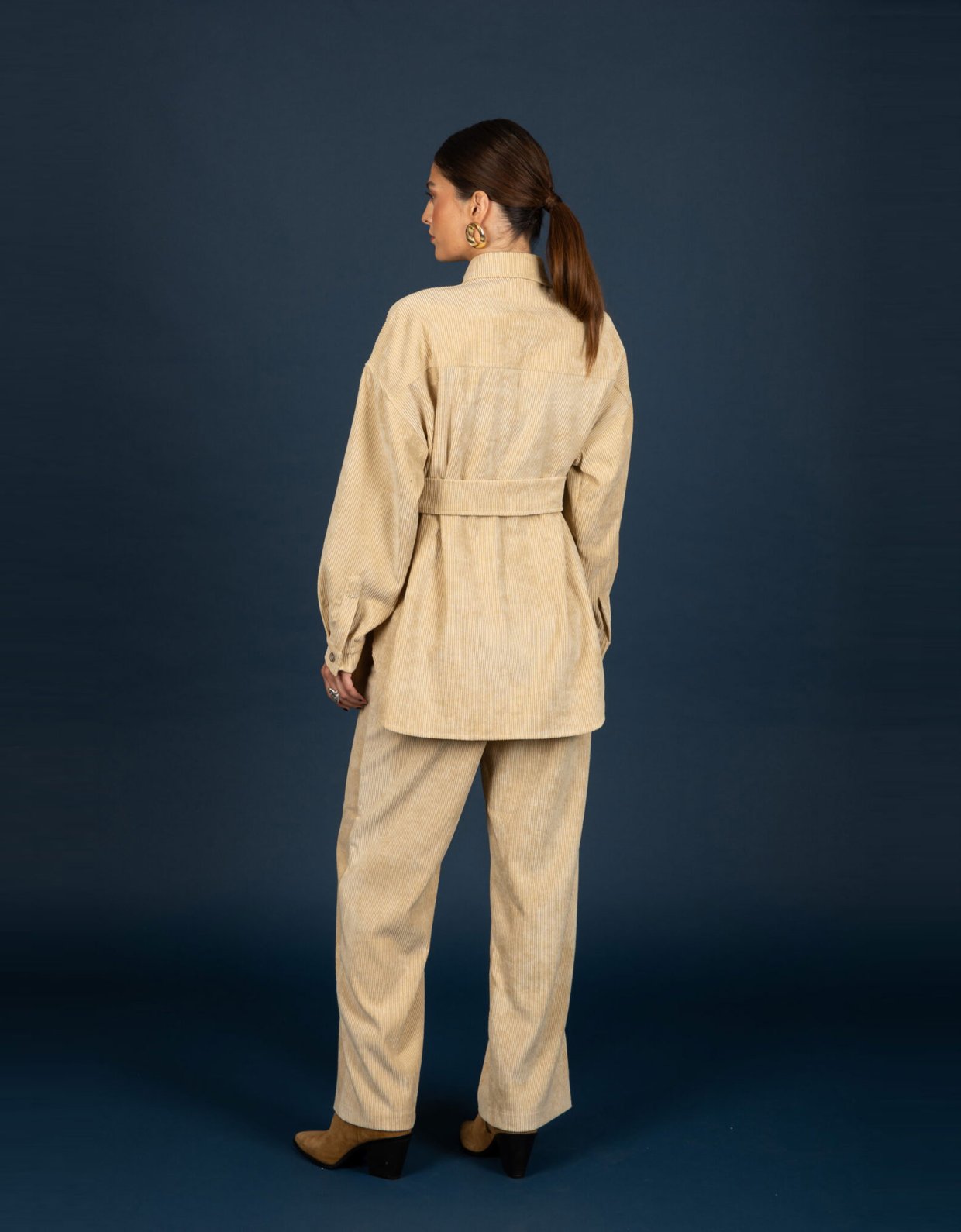 Chaton Gwen oversize shirt butter