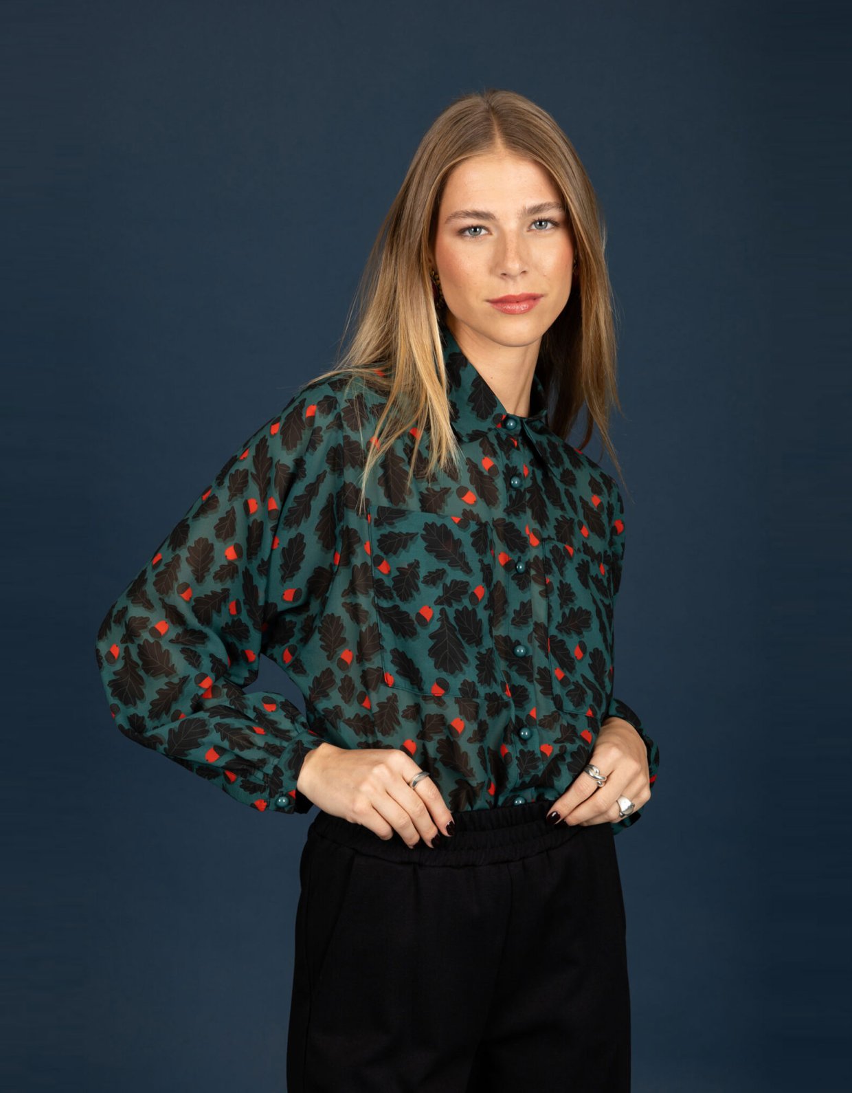Chaton Diane chiffon shirt