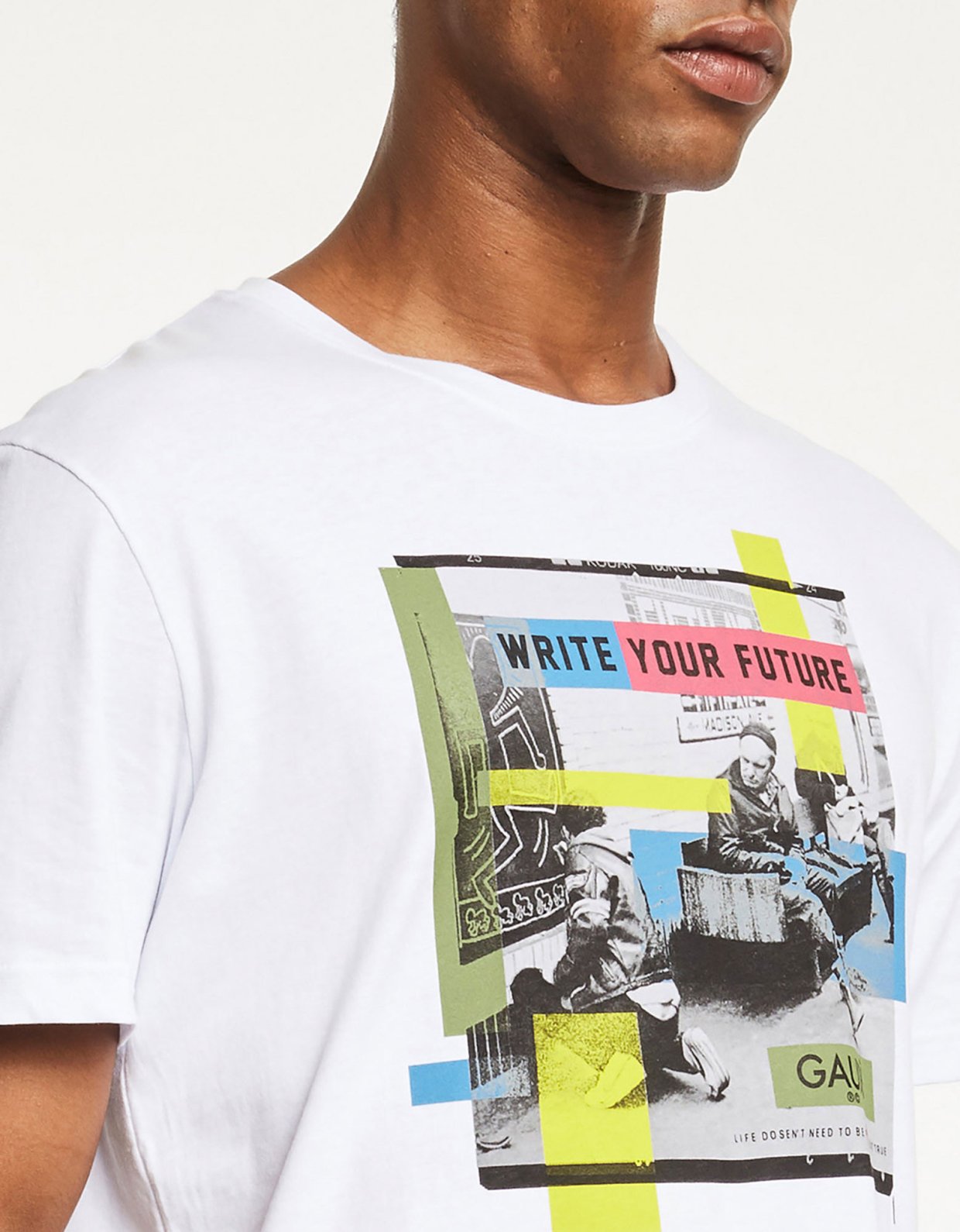 Gaudi Write your future t-shirt white