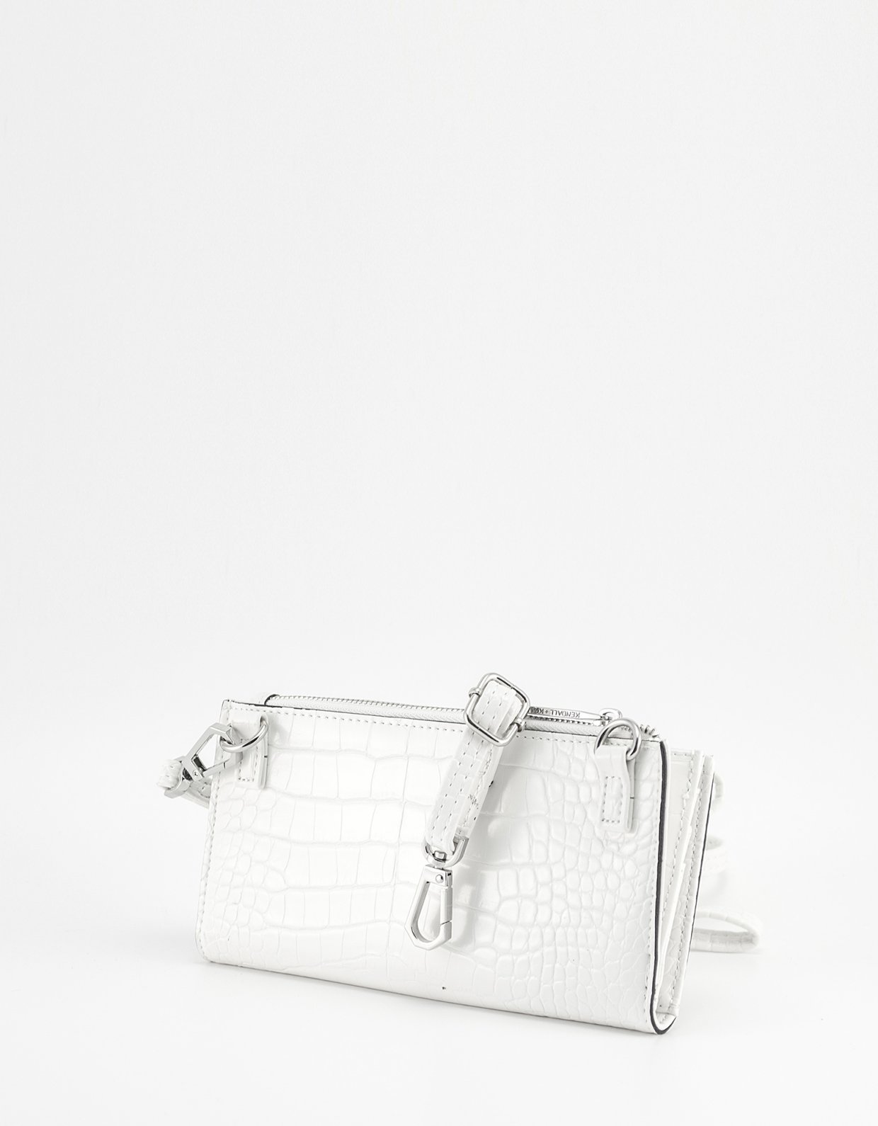 Kendall + Kylie Malibu wallet crossbody white