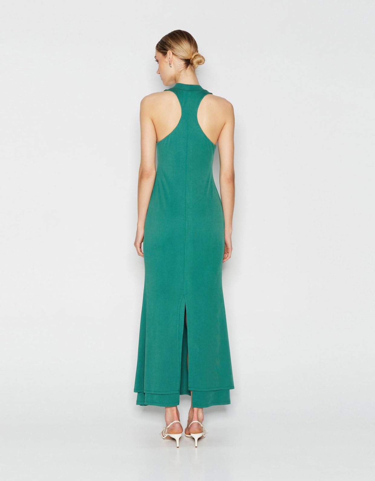 Nadia Rapti Horizon dress dark green