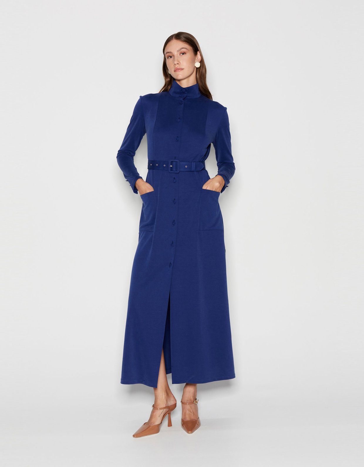 Nadia Rapti Classic ending dress blue