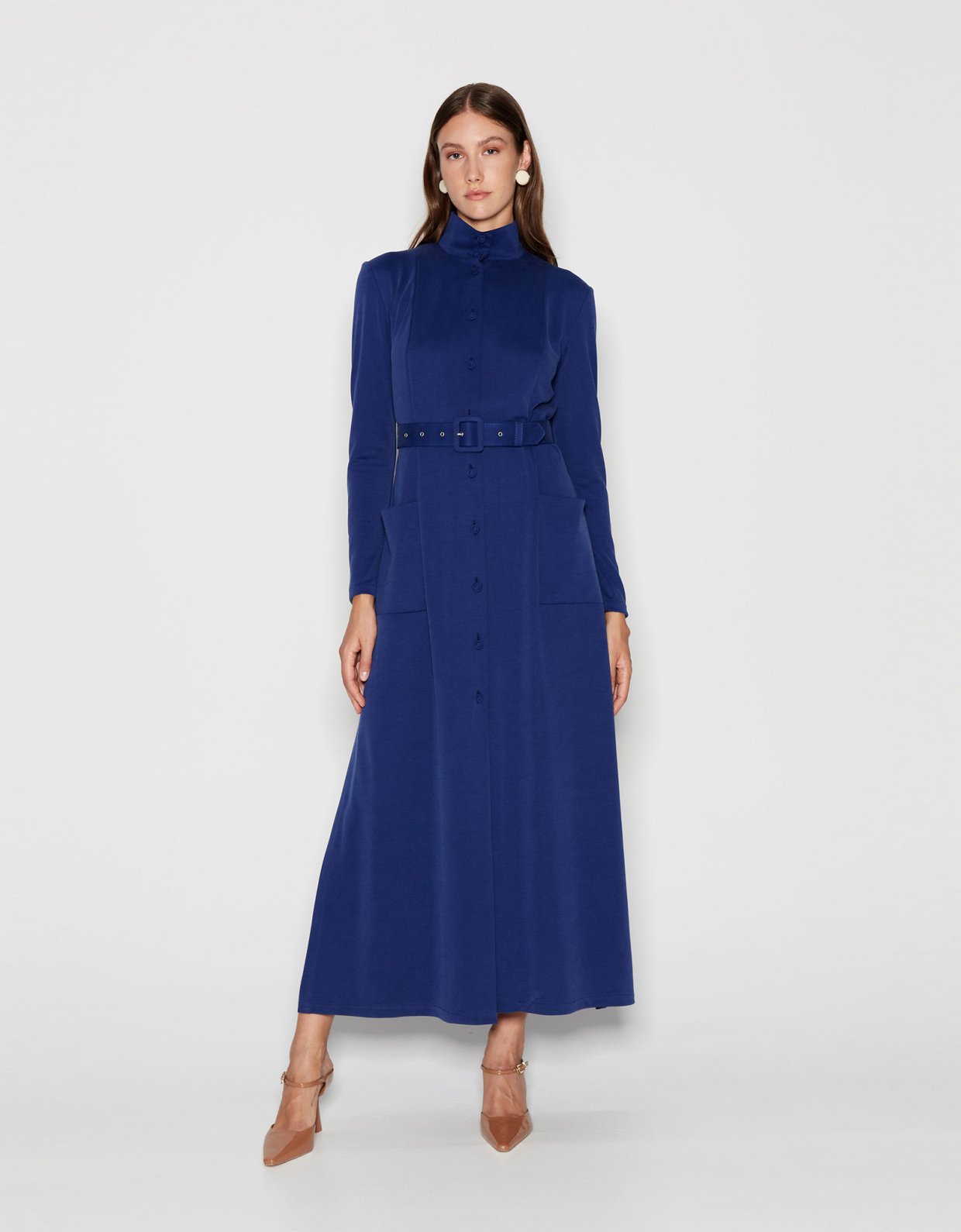 Nadia Rapti Classic ending dress blue