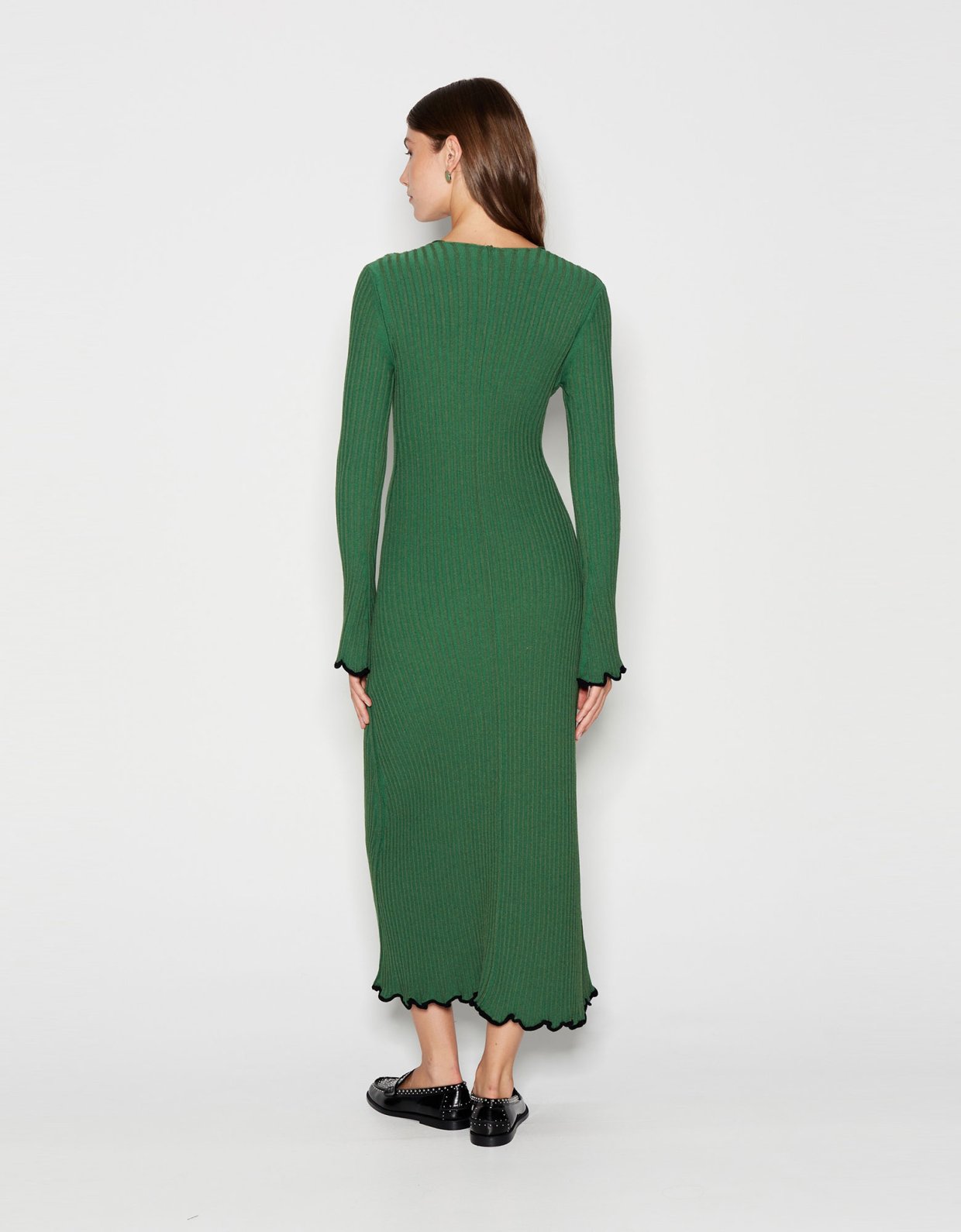 Nadia Rapti Fall of fame dress green